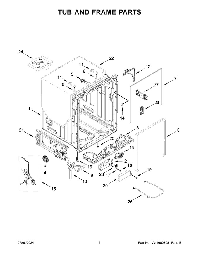 Diagram for WDTA50SAKT2