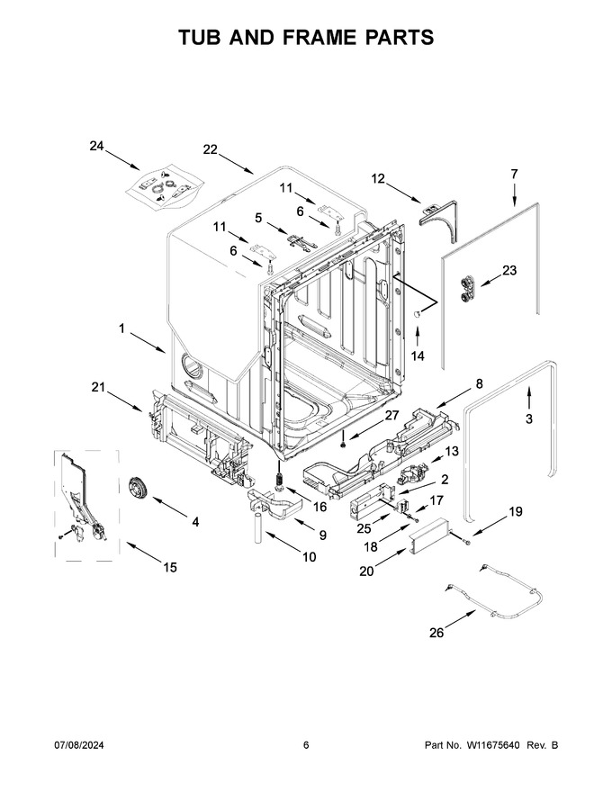 Diagram for WDT740SALB1