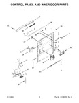 Diagram for 03 - Control Panel And Inner Door Parts