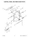 Diagram for 03 - Control Panel And Inner Door Parts