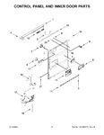 Diagram for 03 - Control Panel And Inner Door Parts