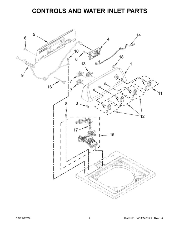 Diagram for 2DWTW4705EW3