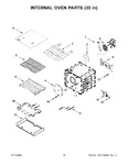 Diagram for 10 - Internal Oven Parts (30 In)