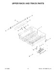 Diagram for 07 - Upper Rack And Track Parts