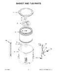 Diagram for 04 - Basket And Tub Parts