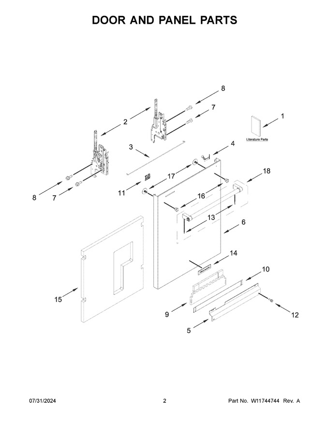 Diagram for KDTE304RPS0