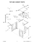 Diagram for 02 - Top And Cabinet Parts