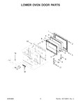 Diagram for 05 - Lower Oven Door Parts