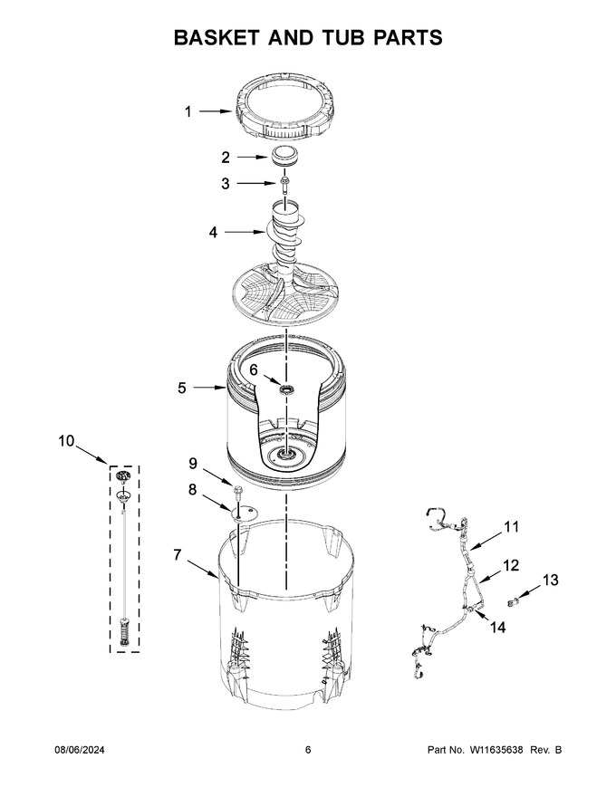 Diagram for MVW6230RHW3