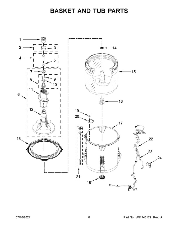 Diagram for 2DWTW4845EW3