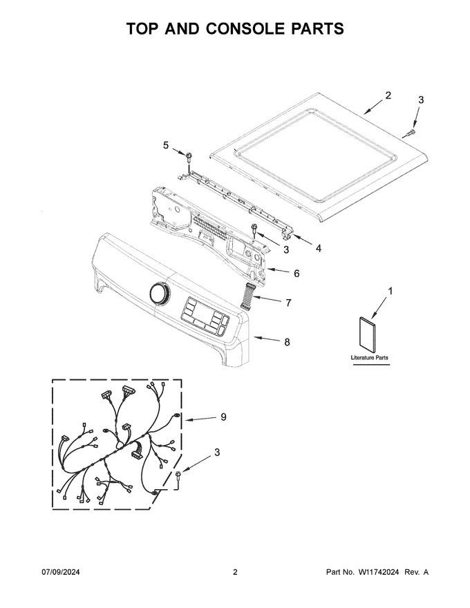 Diagram for YMED7020RW0