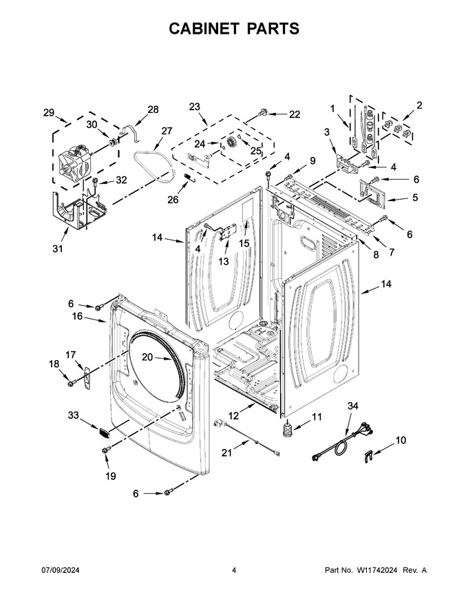 Diagram for YMED7020RW0