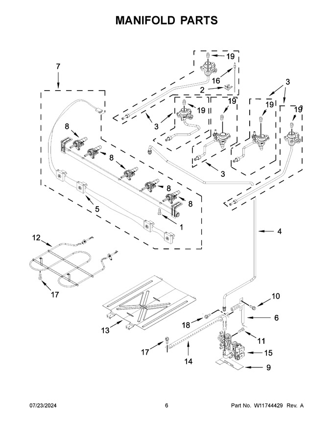 Diagram for WFGS5030RW0