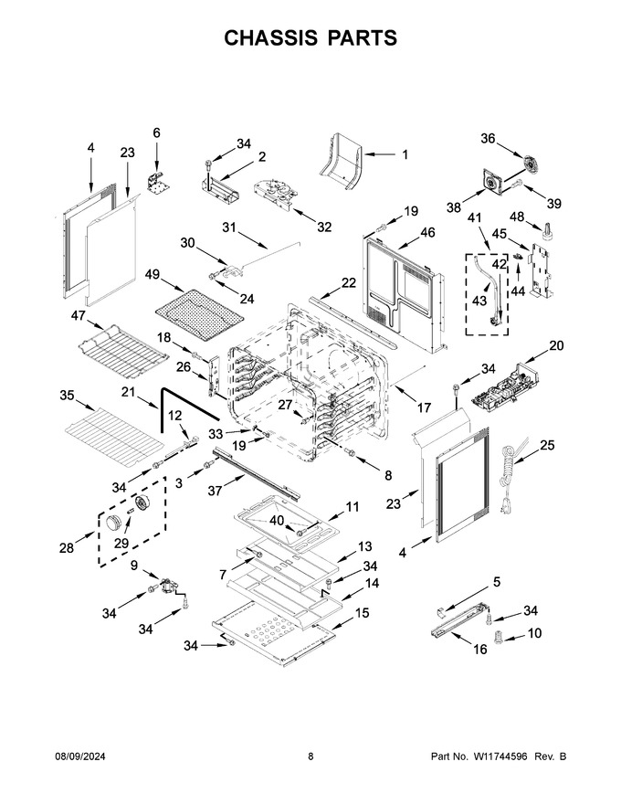 Diagram for WFGS7530RW0