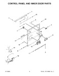 Diagram for 03 - Control Panel And Inner Door Parts