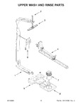 Diagram for 06 - Upper Wash And Rinse Parts