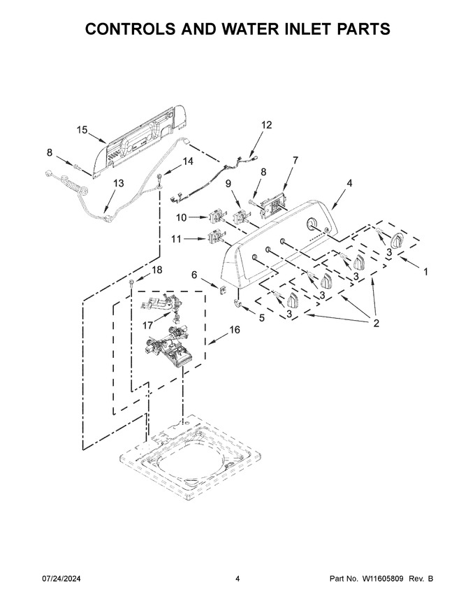 Diagram for WTW4855HW3