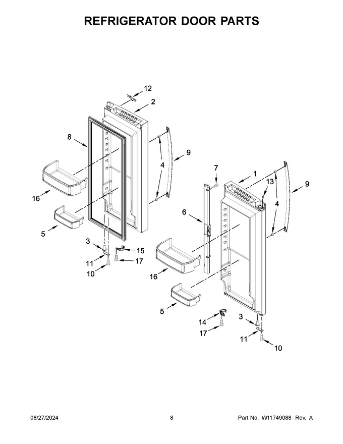 Diagram for WRFF3236RW00