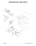 Diagram for 03 - Refrigerator Liner Parts