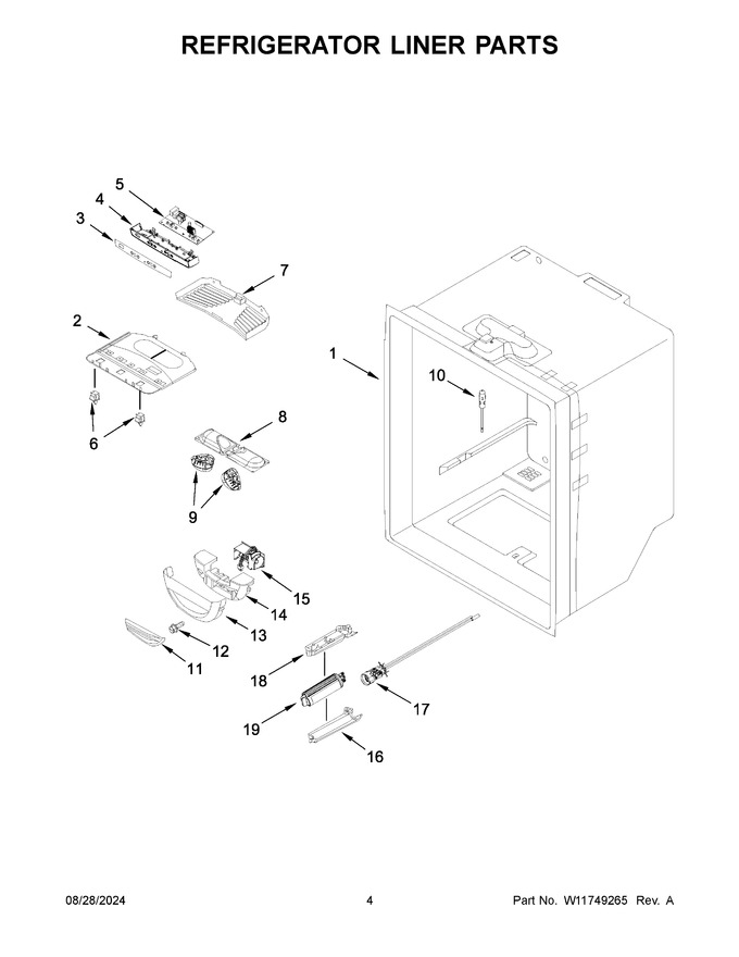 Diagram for WRFF3036RB00