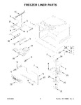 Diagram for 04 - Freezer Liner Parts