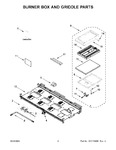 Diagram for 02 - Burner Box And Griddle Parts