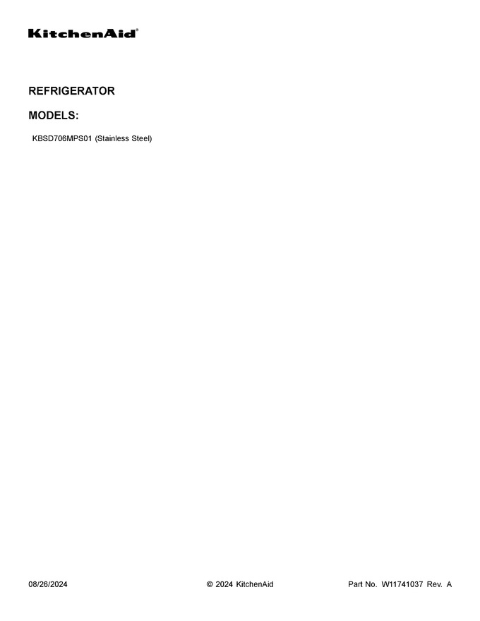 Diagram for KBSD706MPS01