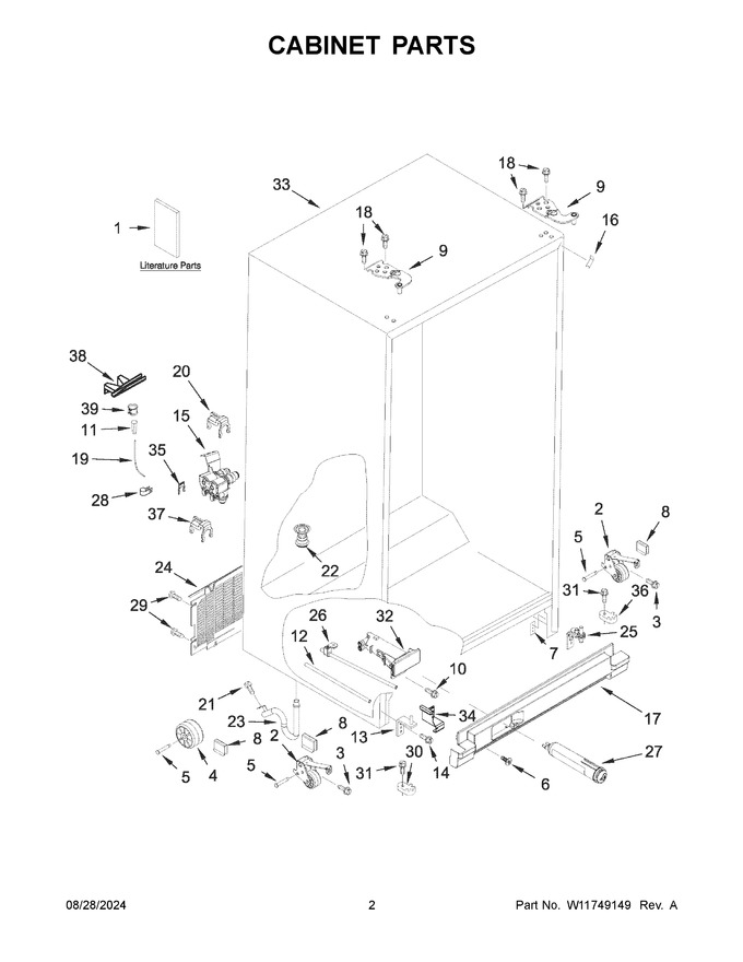 Diagram for WRS331SDHW07