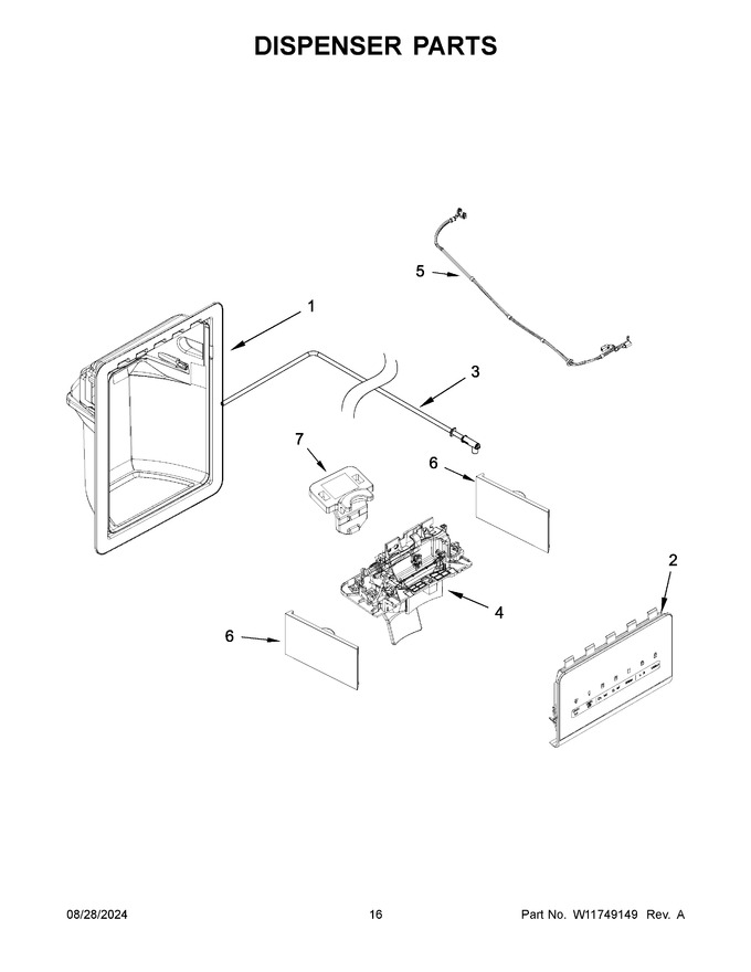 Diagram for WRS331SDHW07