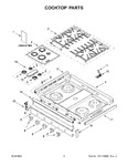 Diagram for 02 - Cooktop Parts