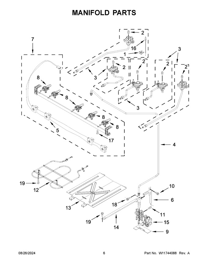 Diagram for MFGS4030RW0