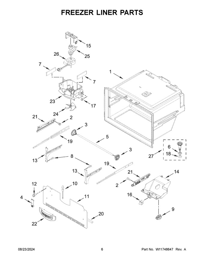 Diagram for WRFF3436RB00