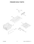 Diagram for 08 - Freezer Shelf Parts