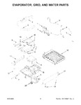 Diagram for 03 - Evaporator, Grid, And Water Parts