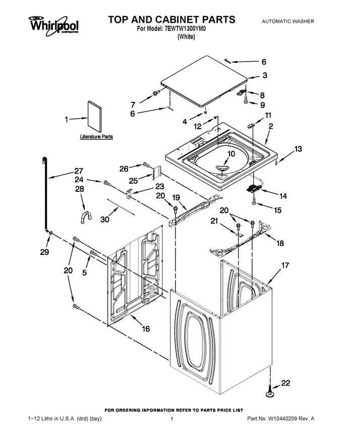 Diagram for 7EWTW1300YM0