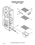 Diagram for 04 - Freezer Liner Parts