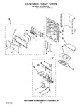 Diagram for 08 - Dispenser Front Parts