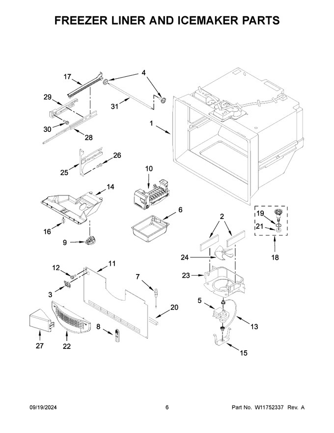 Diagram for WRFF3036RW00