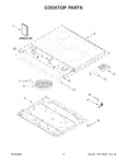 Diagram for 02 - Cooktop Parts