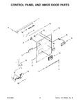 Diagram for 03 - Control Panel And Inner Door Parts