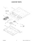 Diagram for 02 - Cooktop Parts