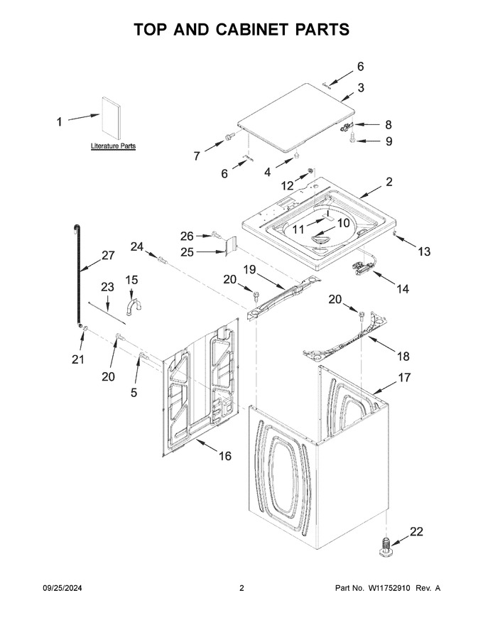 Diagram for VWW3809RW0