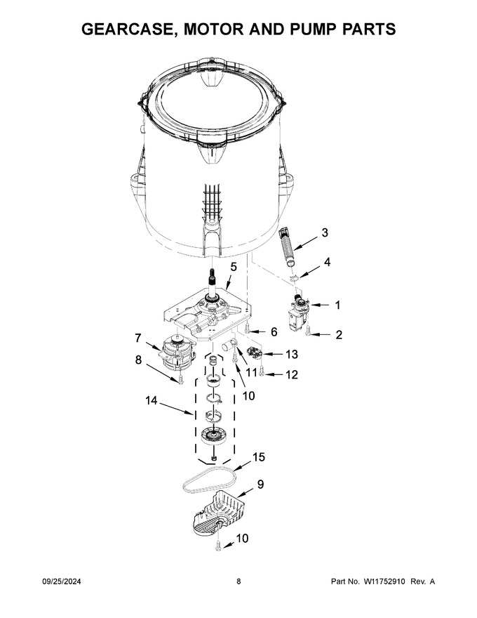 Diagram for VWW3809RW0