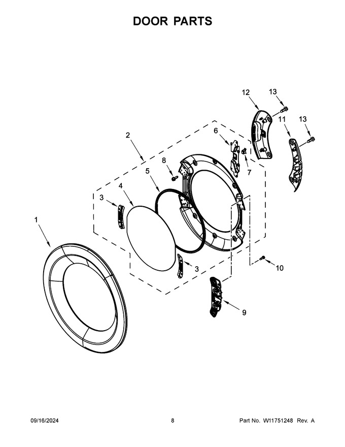 Diagram for WGD4720RW0