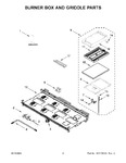 Diagram for 02 - Burner Box And Griddle Parts