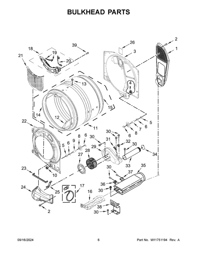 Diagram for YWED4720RW0