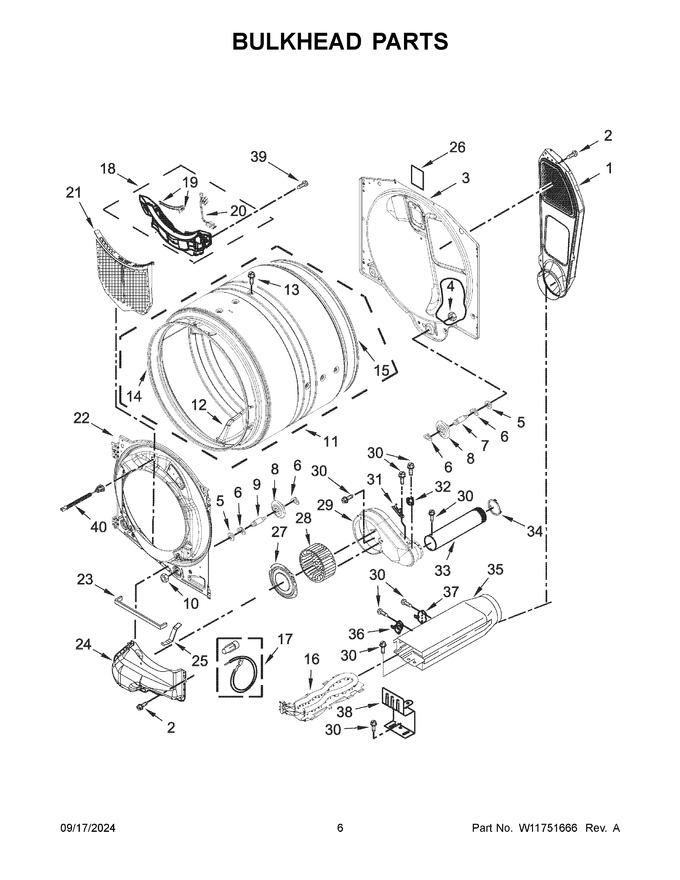 Diagram for YWED5720RR0