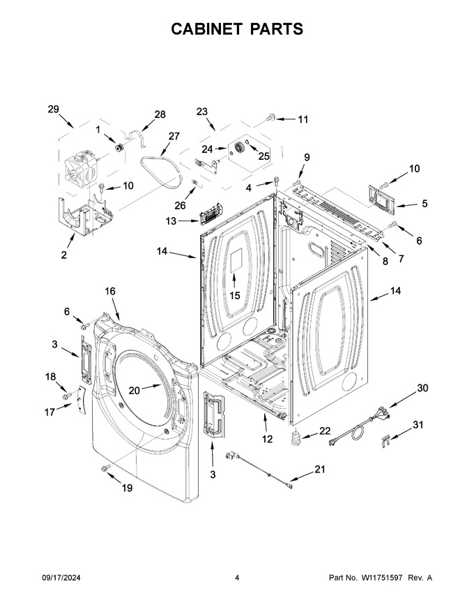 Diagram for YWED5720RU0