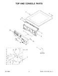 Diagram for 02 - Top And Console Parts