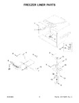 Diagram for 04 - Freezer Liner Parts